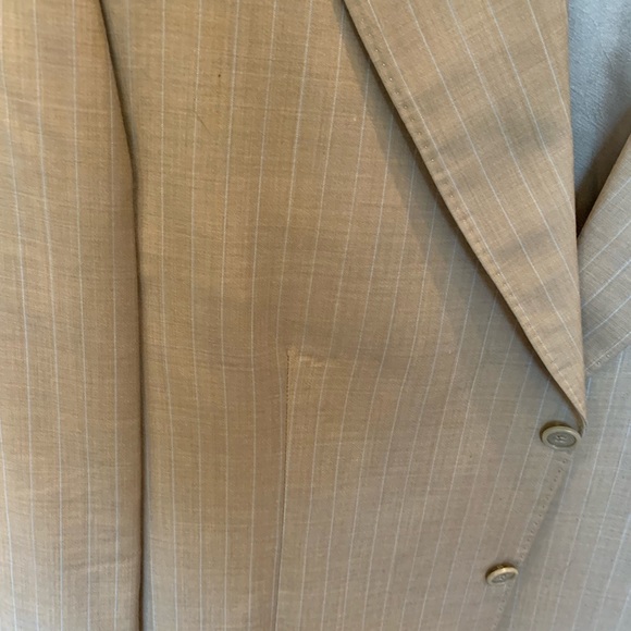 Italian Suit 42L 38 pants wool - Picture 2 of 13